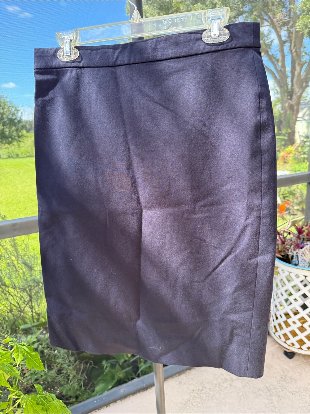 J. Crew Navy No 2 Pencil Skirt lined